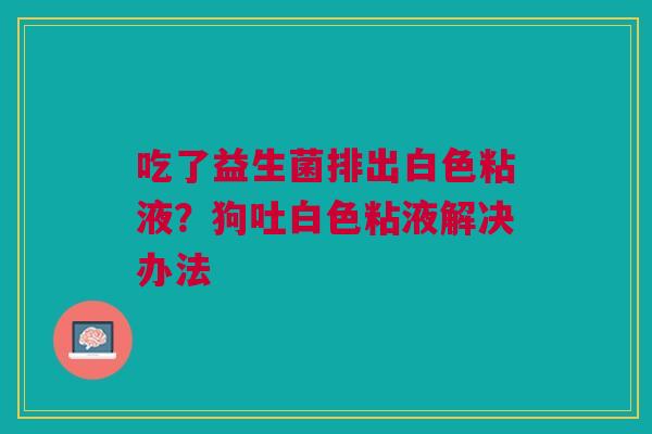 吃了益生菌排出白色粘液?狗吐白色粘液解决办法 吃了益生菌排出白色粘液?狗吐白色粘液解决办法
