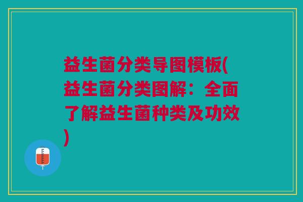 益生菌分类导图模板(益生菌分类图解:全面了解益生菌种类及功效)