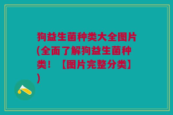 狗益生菌种类大全图片(全面了解狗益生菌种类!【图片完整分类】) 狗益生菌种类大全图片(全面了解狗益生菌种类!【图片完整分类】)