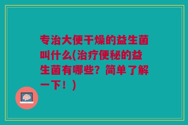 专治大便干燥的益生菌叫什么(治疗便秘的益生菌有哪些?简单了解一下!)