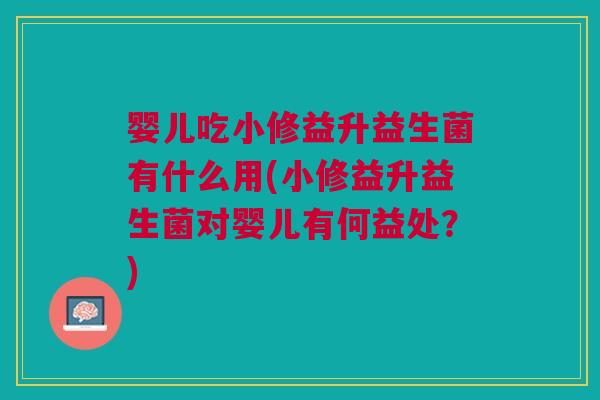 婴儿吃小修益升益生菌有什么用(小修益升益生菌对婴儿有何益处?)