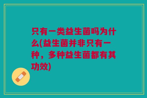 只有一类益生菌吗为什么(益生菌并非只有一种,多种益生菌都有其功效)