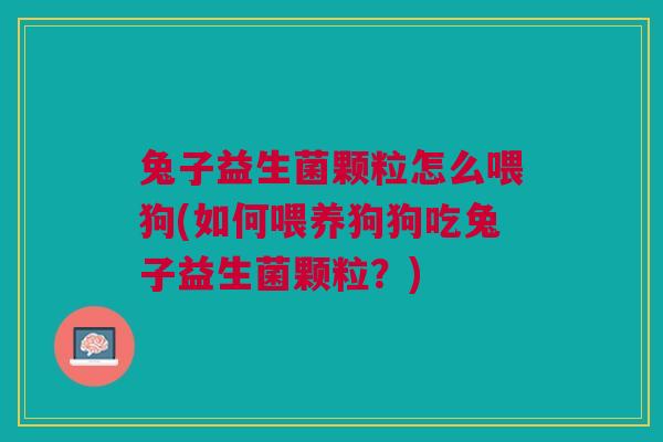 兔子益生菌颗粒怎么喂狗(如何喂养狗狗吃兔子益生菌颗粒?) 兔子益生菌颗粒怎么喂狗(如何喂养狗狗吃兔子益生菌颗粒?)