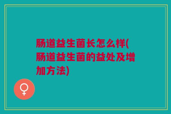 肠道益生菌长怎么样(肠道益生菌的益处及增加方法) 肠道益生菌长怎么样(肠道益生菌的益处及增加方法)