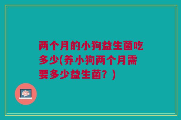 两个月的小狗益生菌吃多少(养小狗两个月需要多少益生菌？)