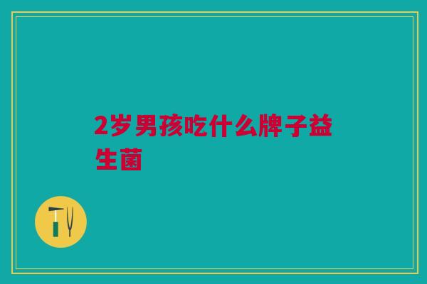 2岁男孩吃什么牌子益生菌 2岁男孩吃什么牌子益生菌