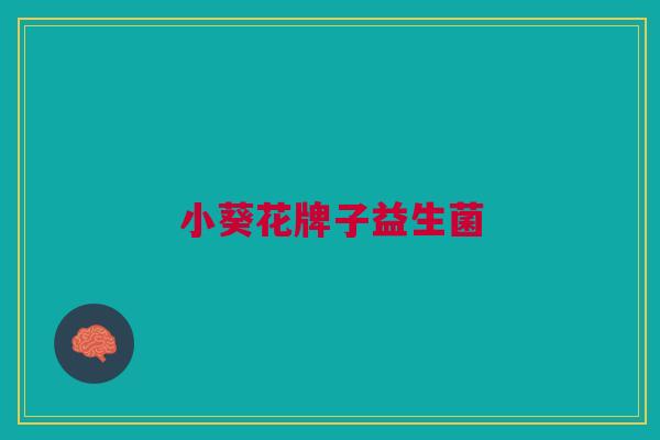 小葵花牌子益生菌