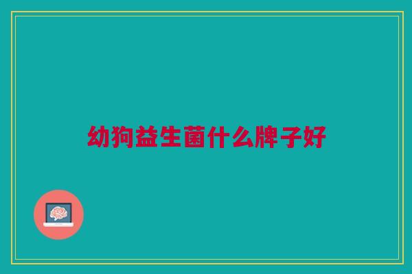 幼狗益生菌什么牌子好