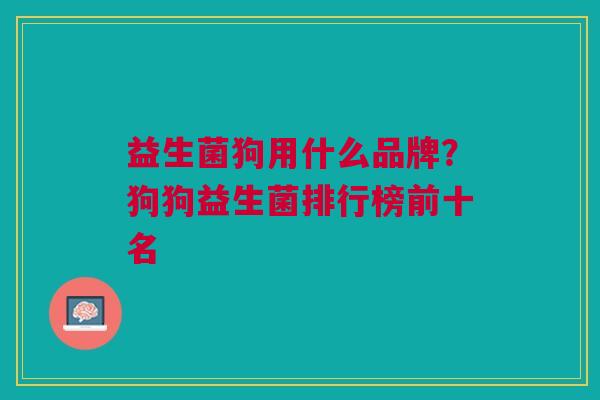 益生菌狗用什么品牌？狗狗益生菌排行榜前十名