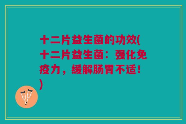 十二片益生菌的功效(十二片益生菌:强化免疫力,缓解肠胃不适!)