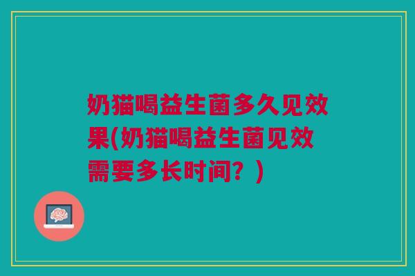 奶猫喝益生菌多久见效果(奶猫喝益生菌见效需要多长时间?) 奶猫喝益生菌多久见效果(奶猫喝益生菌见效需要多长时间?)