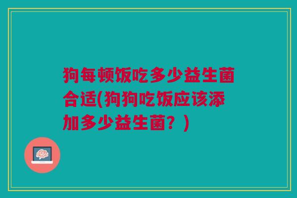 狗每顿饭吃多少益生菌合适(狗狗吃饭应该添加多少益生菌？)