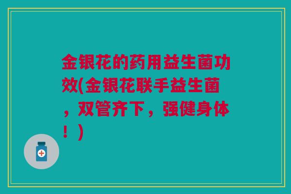 金银花的药用益生菌功效(金银花联手益生菌,双管齐下,强健身体!)
