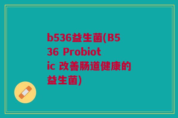 b536益生菌(B536 Probiotic 改善肠道健康的益生菌) b536益生菌(B536 Probiotic 改善肠道健康的益生菌)