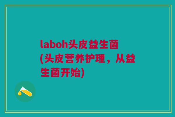 laboh头皮益生菌(头皮营养护理,从益生菌开始) laboh头皮益生菌(头皮营养护理,从益生菌开始)