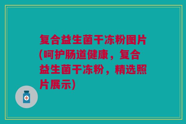 复合益生菌干冻粉图片(呵护肠道健康,复合益生菌干冻粉,精选照片展示) 复合益生菌干冻粉图片(呵护肠道健康,复合益生菌干冻粉,精选照片展示)