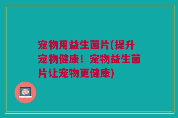 宠物用益生菌片(提升宠物健康!宠物益生菌片让宠物更健康)