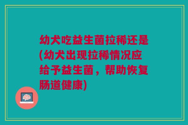 幼犬吃益生菌拉稀还是(幼犬出现拉稀情况应给予益生菌，帮助恢复肠道健康)
