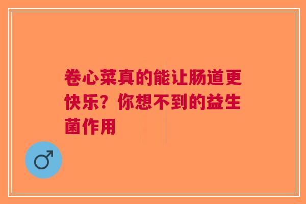 卷心菜真的能让肠道更快乐？你想不到的益生菌作用